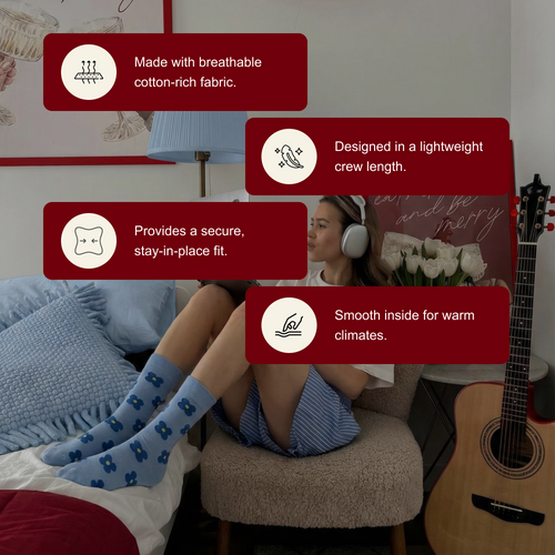 Wekynd Crew Socks﹣Pack of 3