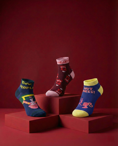 Wekynd Ankle Socks ﹣Pack of 3