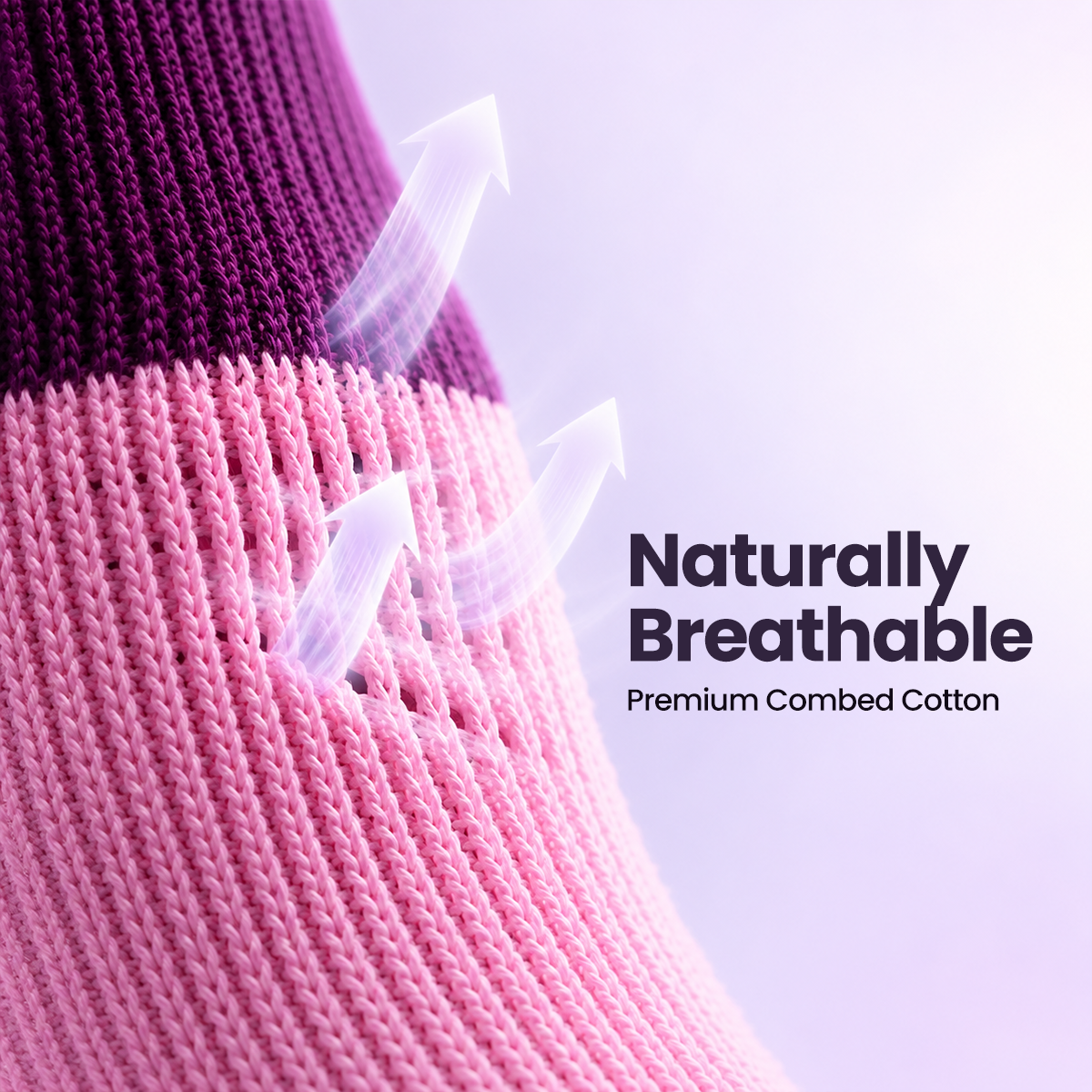 Purple traveller naturally breathable